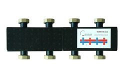Стальной распределительный коллектор 2(3) отопительных контура. В теплоизоляции