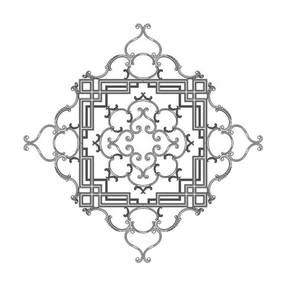 Розетка RODECOR Шинуазри 87506CN (1640*1640)