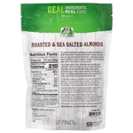 NOW Foods, Real Food, миндаль, обжаренный и с морской солью, 454 г (16 унций)