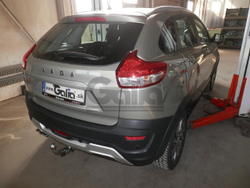 Оцинкованный фаркоп на Lada Xray 2015-2022, Lada Xray Cross 2018-2022 (без электрики), Galia L029C