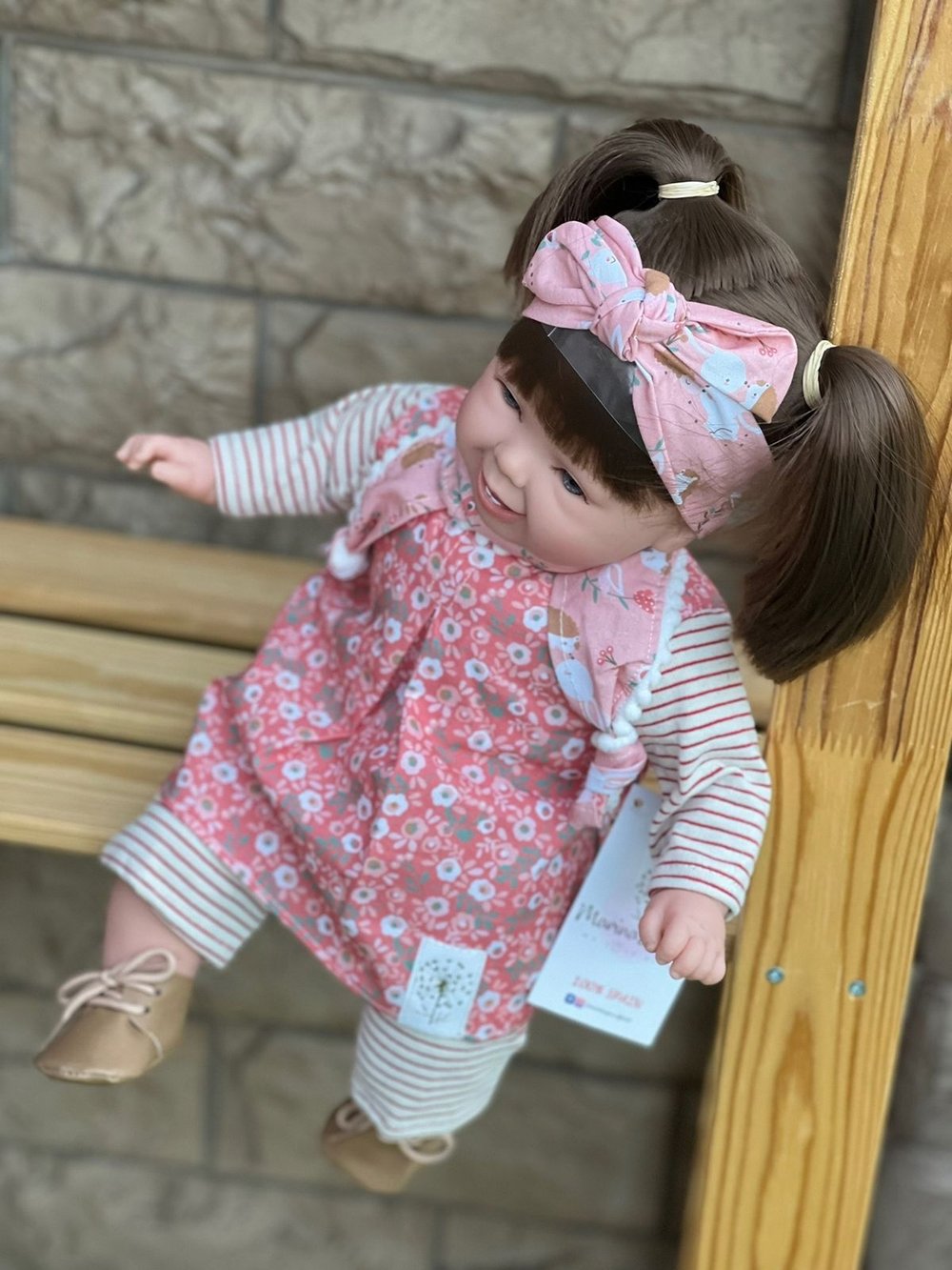 Кукла Marina and Pau 45 cм Pillines мягконабивная в пакете (M1080K)