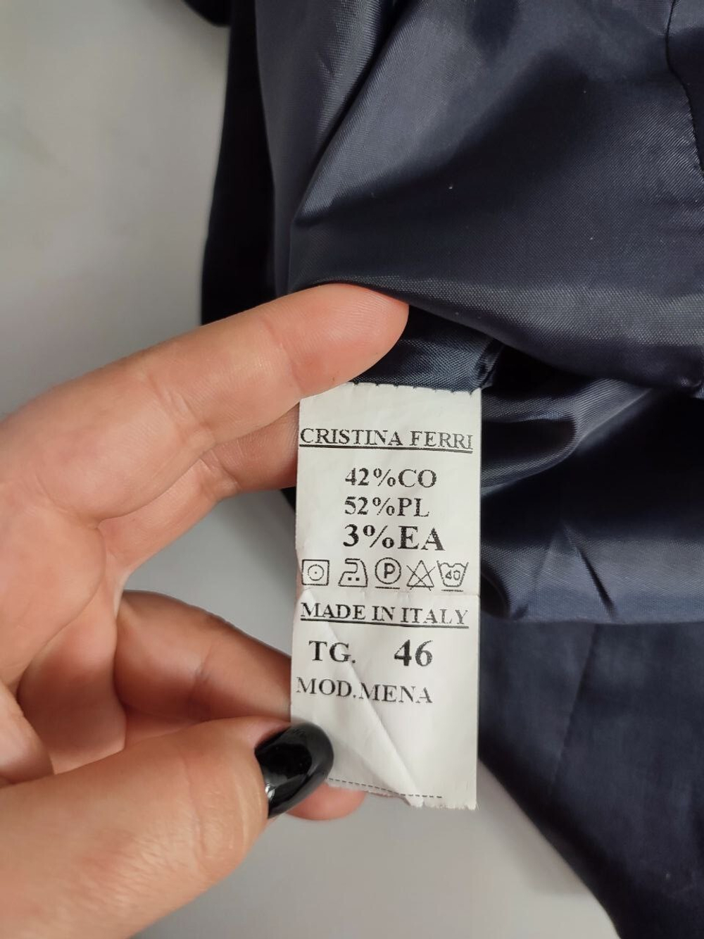Жакет Cristina Ferri приталенный 46 размер