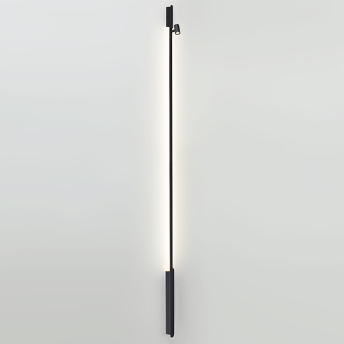 7155/150S HIGHTECH ODL26 Прямой элемент для инсталяции  черный/cиликон/металл IP20 LED 24W(21W+3W) 600Лм 3000K 120° 24V FINO