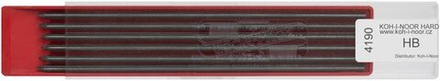 Стержни "KOH-I-NOOR" 4190/HВ для черчения, технического рисования, ретуширования L=120 мм, D=2 мм, 12 шт/уп
