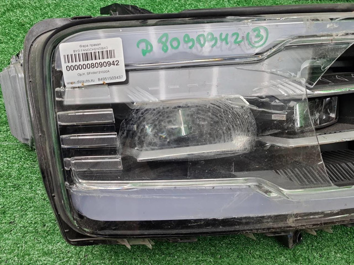 Фара правая BYD FangChengBao Leopard 5 (23-нв) LED