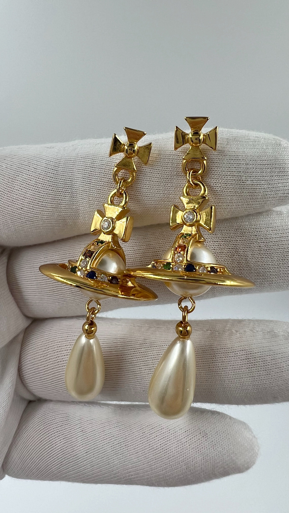 Серьги с подвесками Vivienne Westwood