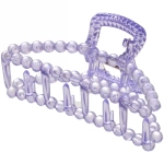 Заколка-краб для волос на блистере «Cruella- Трапеция», микс 6 цветов, 9,5 см