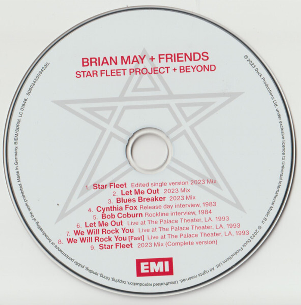 Brian May + Friends / Star Fleet Project + Beyond (CD)
