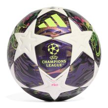Мяч футб. ADIDAS UCL Finale PRO, JX9077,р.5, 32п, FIFA Quality PRO, ПУ, термосш, бело-фиолет