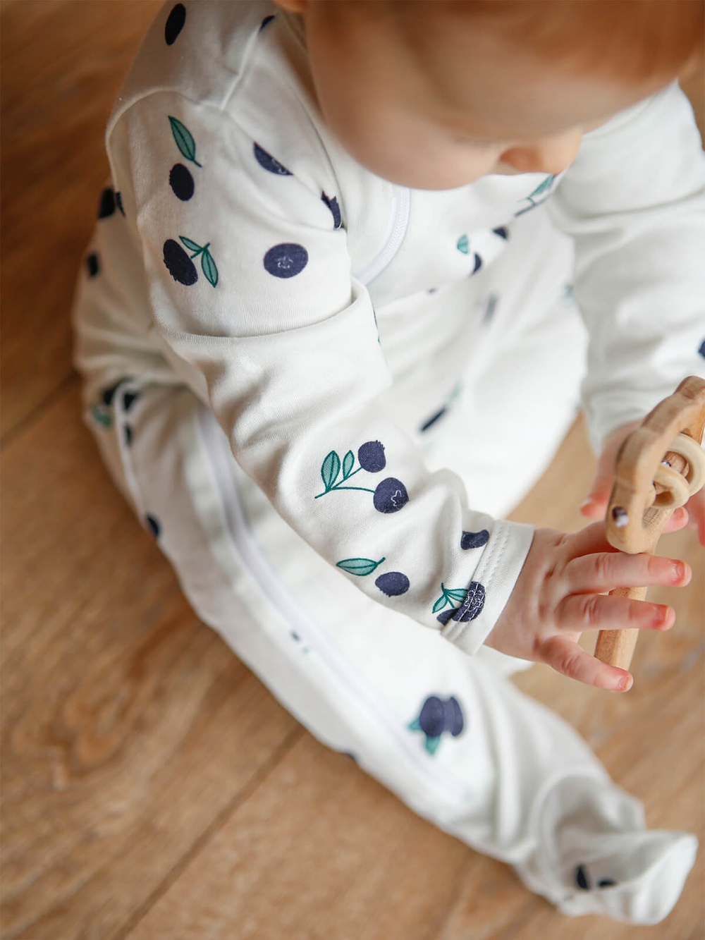 Комбинезон Mjölk Sleep and Play Голубика, уценка