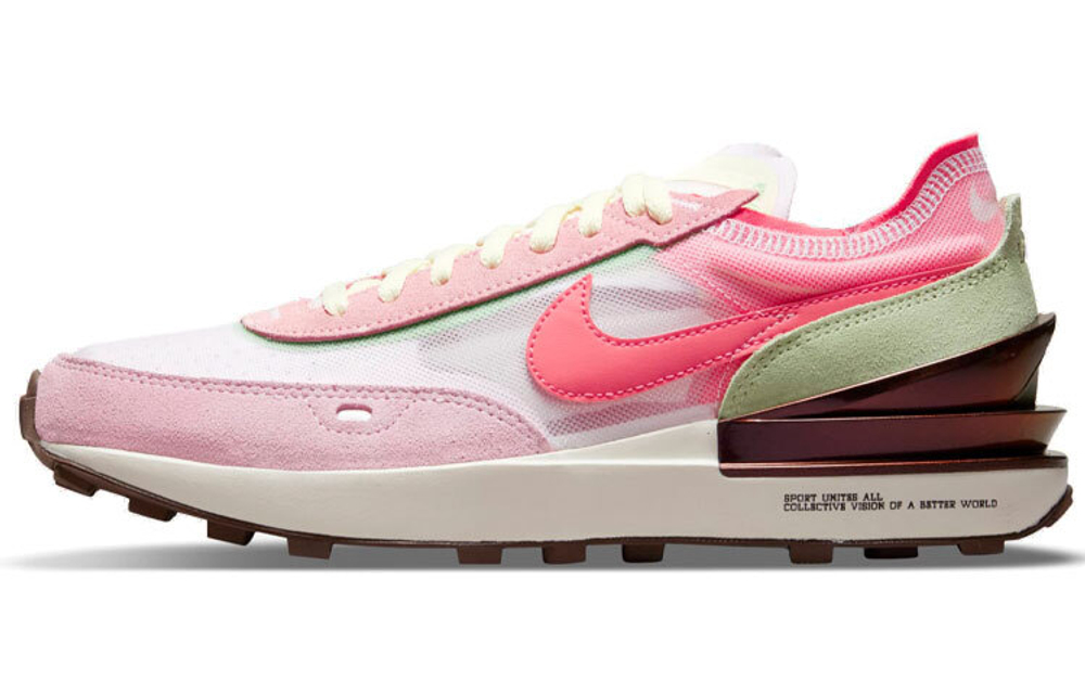 Кроссовки Nike Waffle One Regal Pink (Женская размерная сетка)
