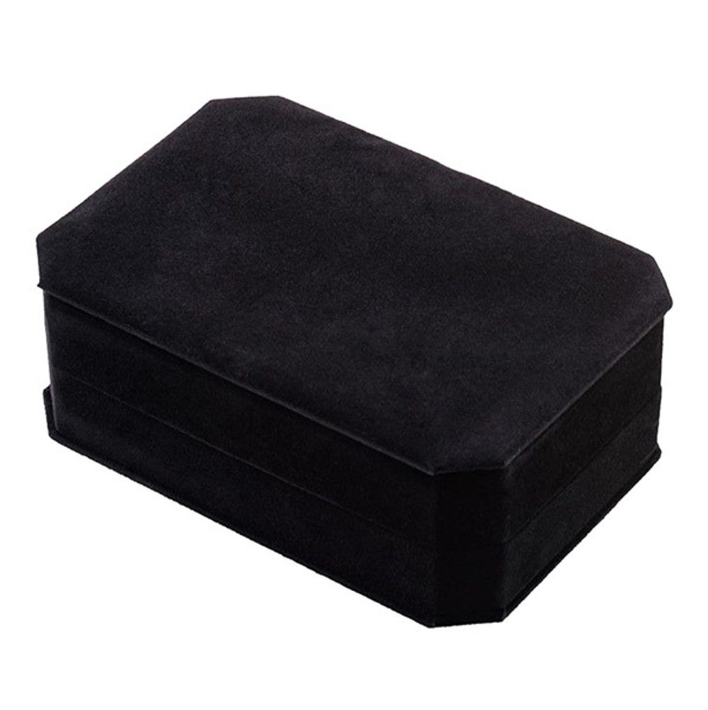 Маленькая анальная втулка 8,5см с черным хвостом ToyFa Metal 712021