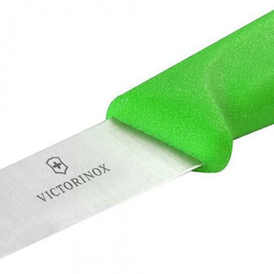 Кухонный нож Victorinox для резки и чистки зелёный, лезвие 10 см