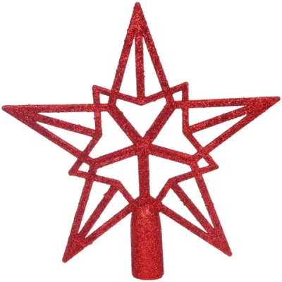 Звезда на ёлку 20*20 см «Путеводная звезда», Красный