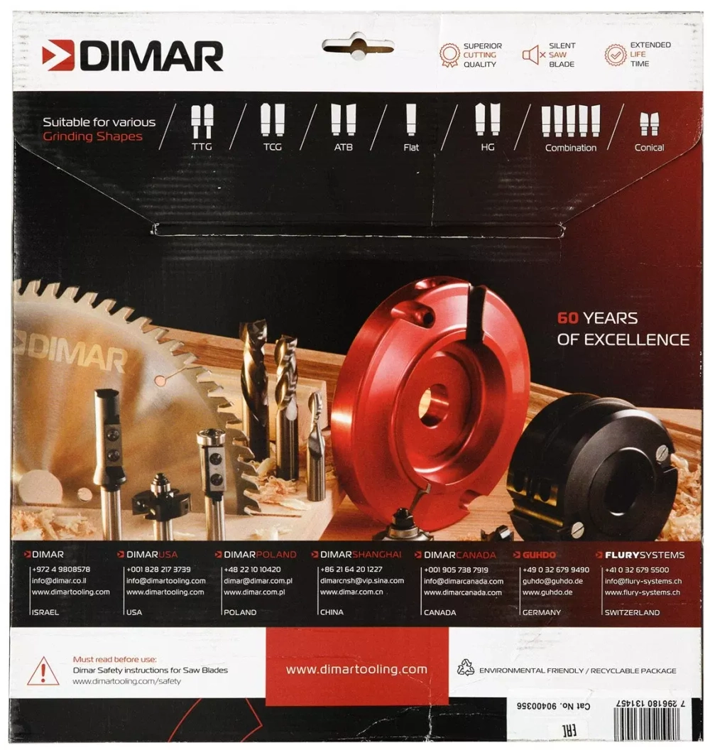 Пила Dimar продольно чистовая D300x30x3,2 Z20+2+2 90400356
