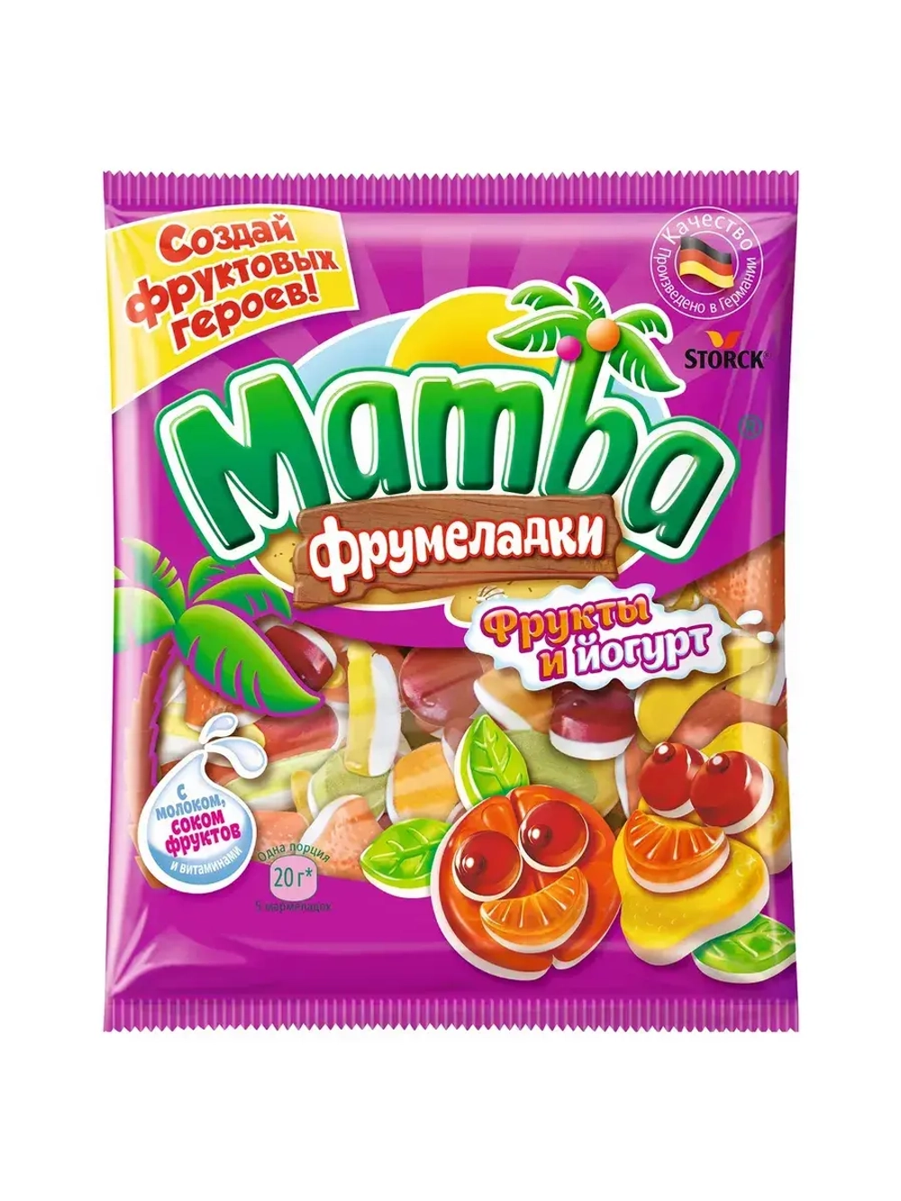Жевательный мармелад Фрумеладки ассорти 3 шт