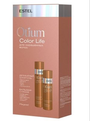 Набор OTIUM COLOR LIFE для окрашенных волос (шампунь, бальзам) ESTEL