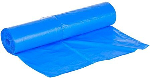 Пакеты для мусора 120 литров, 70х110 см, 13 мкм, голубые, 50 штук