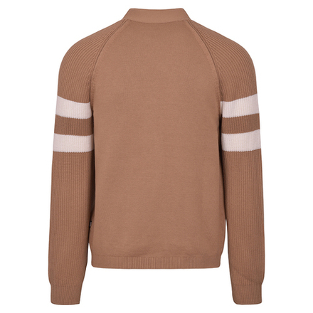 Мужская теннисная кофта BOSS Granello Cardigan - Бежевый