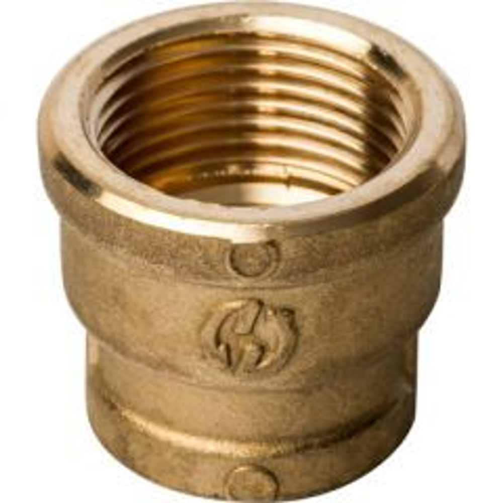 Муфта переходная ВВ 1/2 X 3/8 латунь