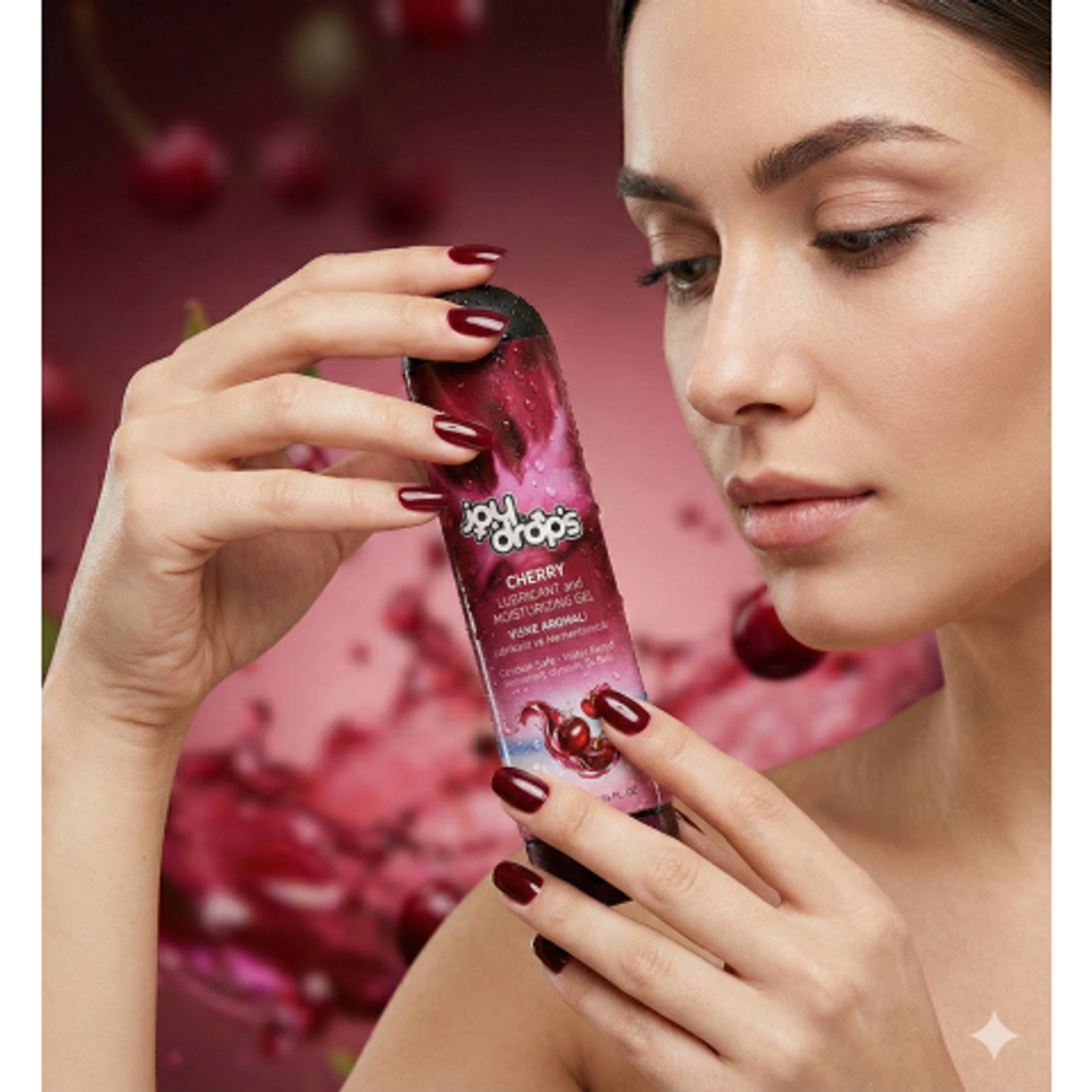 Смазка на водной основе Joydrops "Cherry" с ароматом вишни, 125 мл