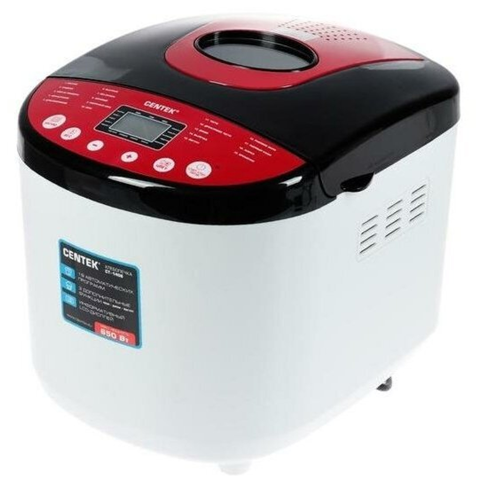 хлебопечь Centek CT-1406 бел/красн