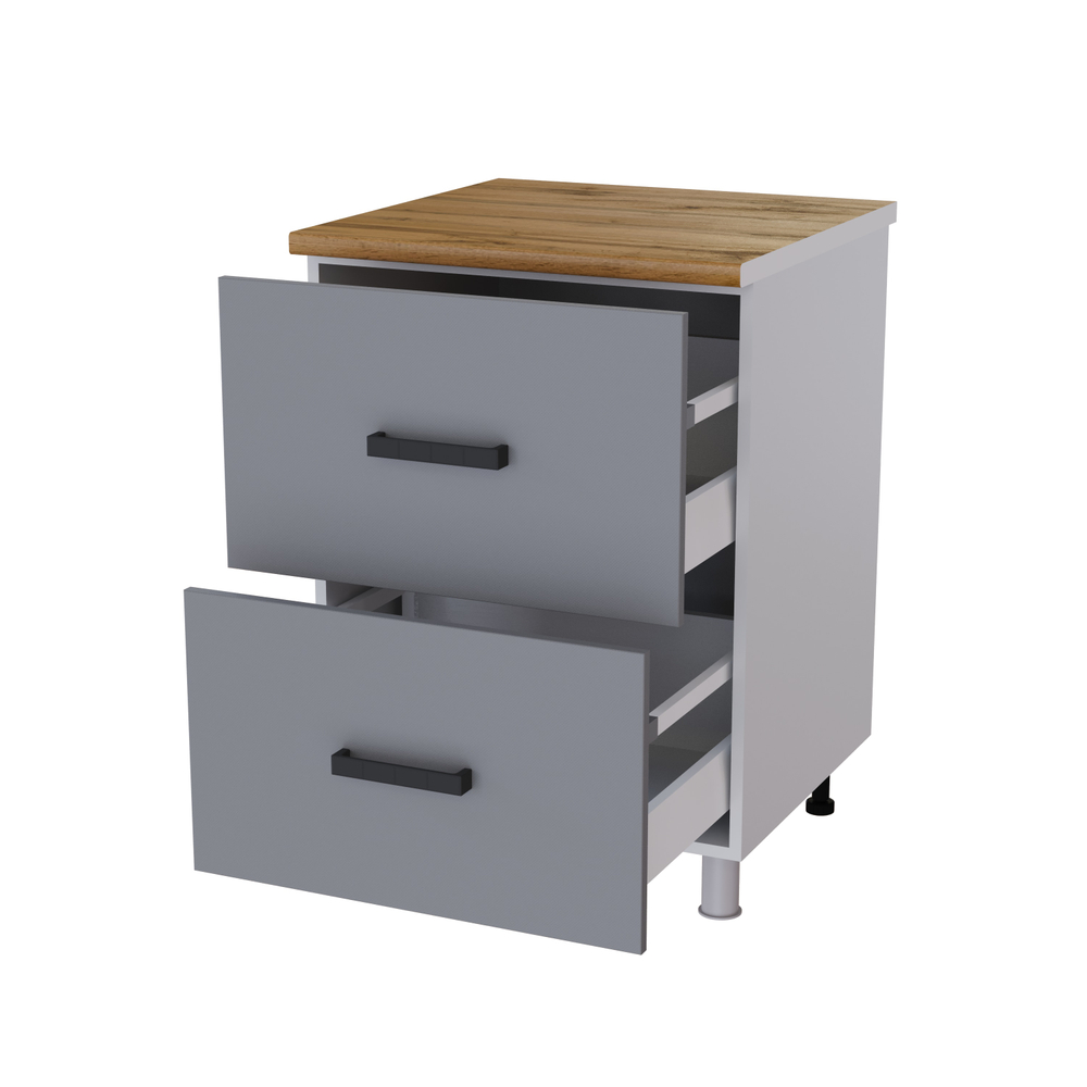 Берн Рабочий стол с системой выдвижения тандембокс с 2 ящиками 600 Г6РГ