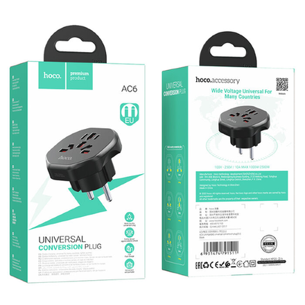 AC6 Unimpeded universal conversion plug(EU)