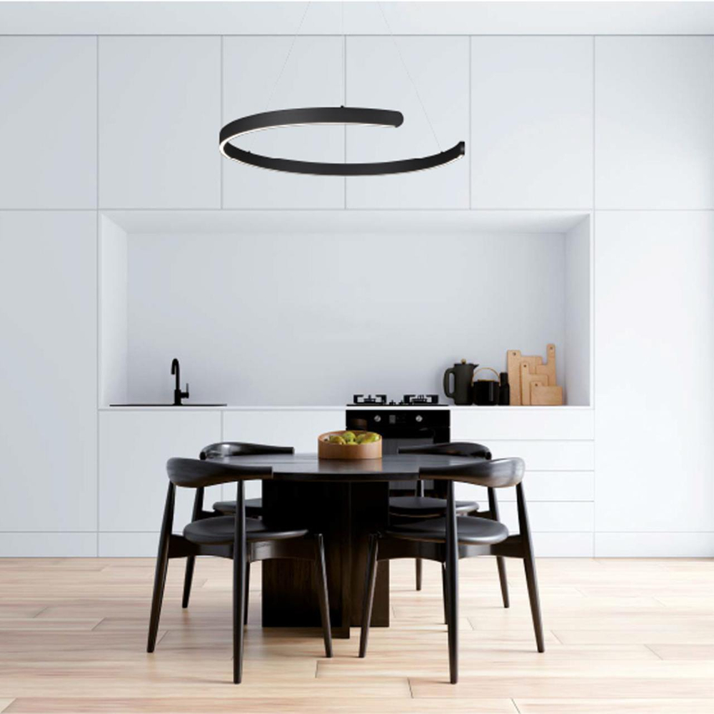 6534/57L LEDIO LN23 223 чёрный Светильник подвесной LED 57W 3000-6000K 2019 Лм 220V INDIE