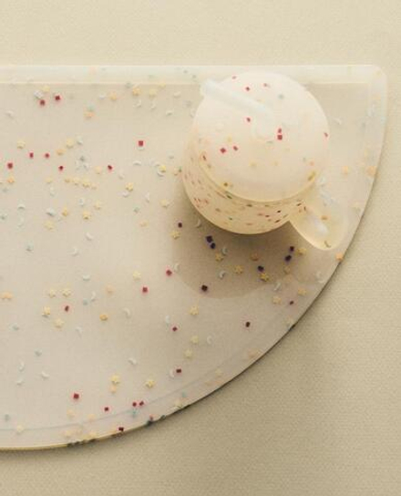 ZARA HOME ДЕТСКАЯ СИЛИКОНОВАЯ САЛФЕТКА ПОД ТАРЕЛКУ «КОНФЕТТИ», РАЗНОЦВЕТНЫЙ