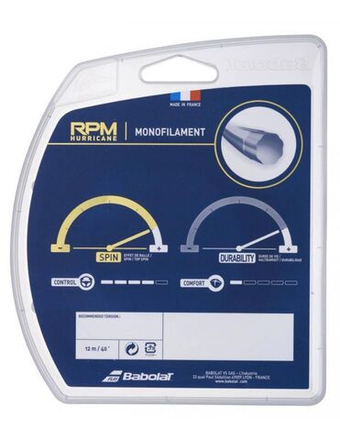 Теннисные струны Babolat RPM Hurricane (12 m) - желтый
