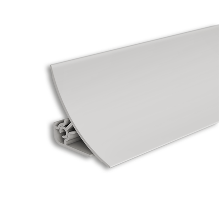 Плинтус для столешницы 25 мм Идеал - 002-1 Светло-серый матовый