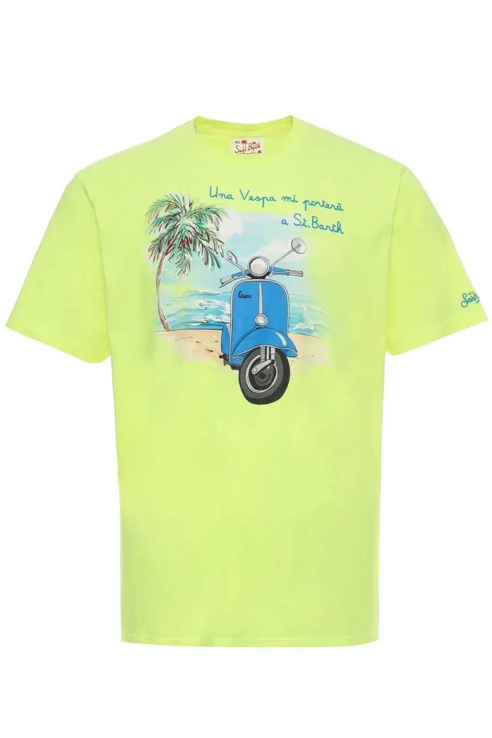 Футболка муж. Saint Barth VESPA PORTA желтый