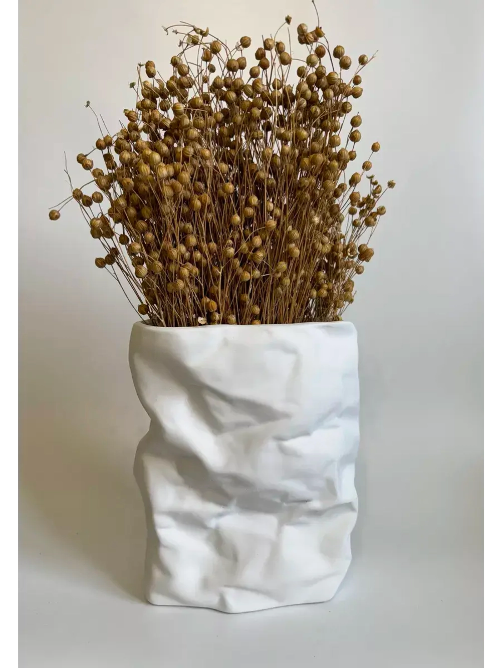 Ваза Эллипс для сухоцветов и декора