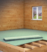 Плита ДСП QuickDeck Professional Р5 Е1 шпунтованная влагостойкая 2440х900х12 мм