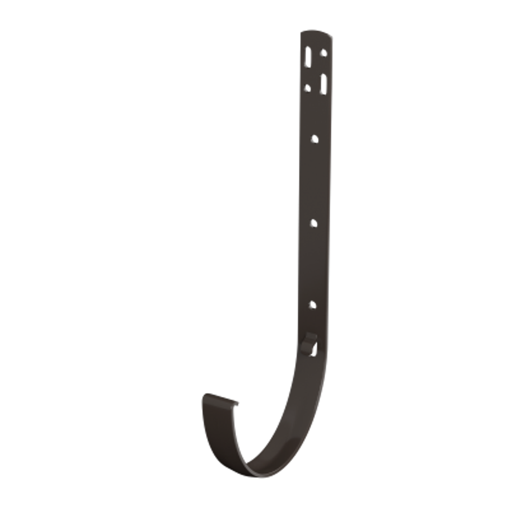 Металл ТН ПВХ ОПТИМА Кронштейн желоба металлический, темно-коричневый