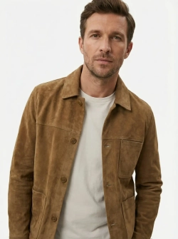 Куртка из натуральной замши