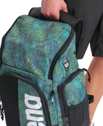 ARENA SPIKY III BACKPACK 45 ALLOVER ENERGY GREEN