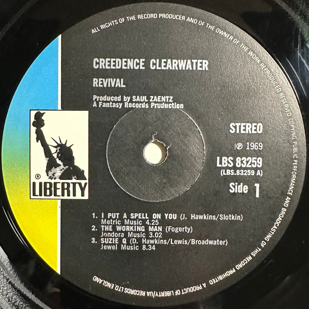Creedence Clearwater Revival (Англия 1969г.)