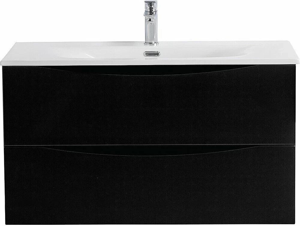 Тумба с раковиной BelBagno MARINO-CER-N-800-2C-SO-NL-P Nero Lucido