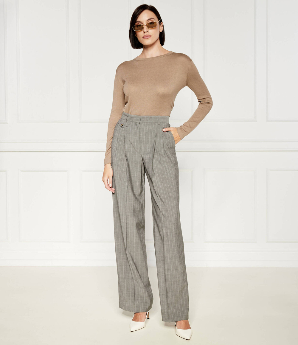 Шелковый свитер Max Mara Leisure - коричневый(263660586)