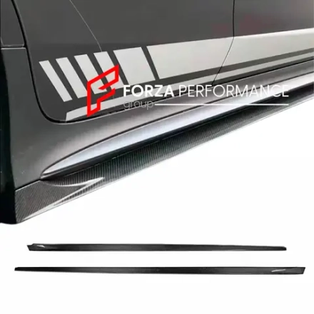 Карбоновые боковые юбки для MERCEDES BENZ AMG X290 GT43 GT50 GT53 GT63 2018+ АМГ Мерседес Бенц