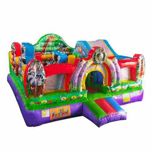 Коммерческий надувной батут «Царство зверей», 5x5x2.8 м.