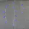 Светодиодная бахрома с колпачком 3,1*0,5 м., 120 синих LED ламп, прозрачный провод ПВХ, IP65, LTC (PIL120CAP-10-2B)