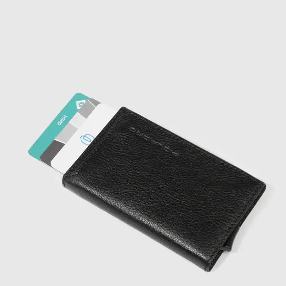 Чехол для кредитных карт Piquadro Black Square/Nero