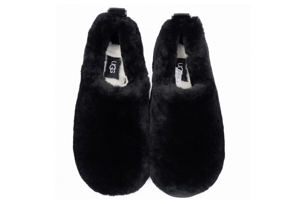 Ugg Hailey Fluff Slippers Black