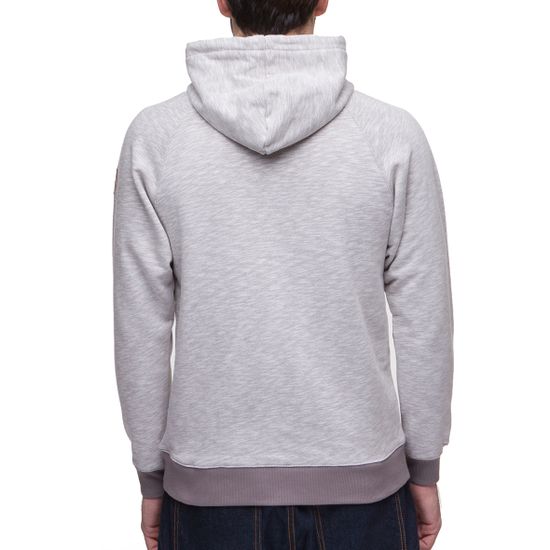 Толстовка ЗАПОРОЖЕЦ ZH 2016 с капюшоном Серо-Бежевый Меланж