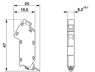 1054762 - TTC-6-FC-UT - Держатель предохранителя