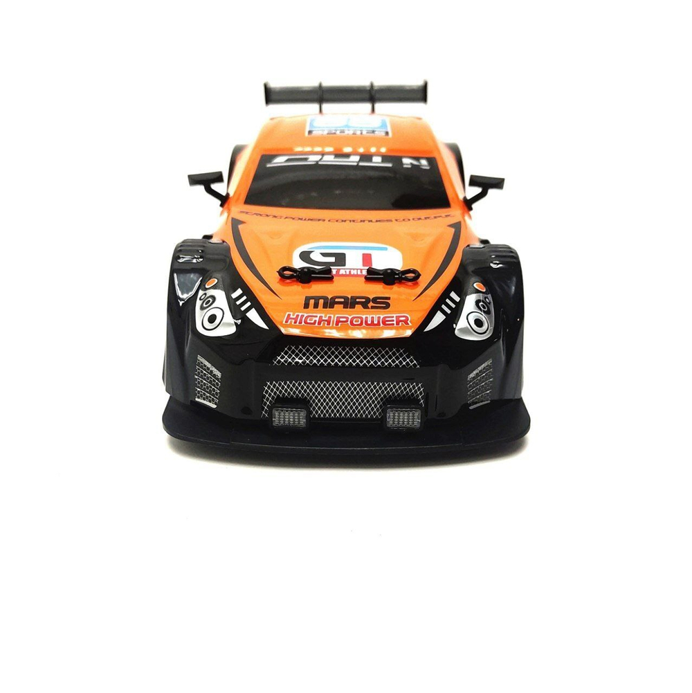 Радиоуправляемая машина для дрифта HB Nissan GTR (4WD, свет, пар, акб, 1:16) - SC16A06-1 оранджево-черный