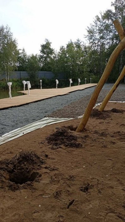 Пирс TORUDA-3 с канатным ограждением, 1 м2